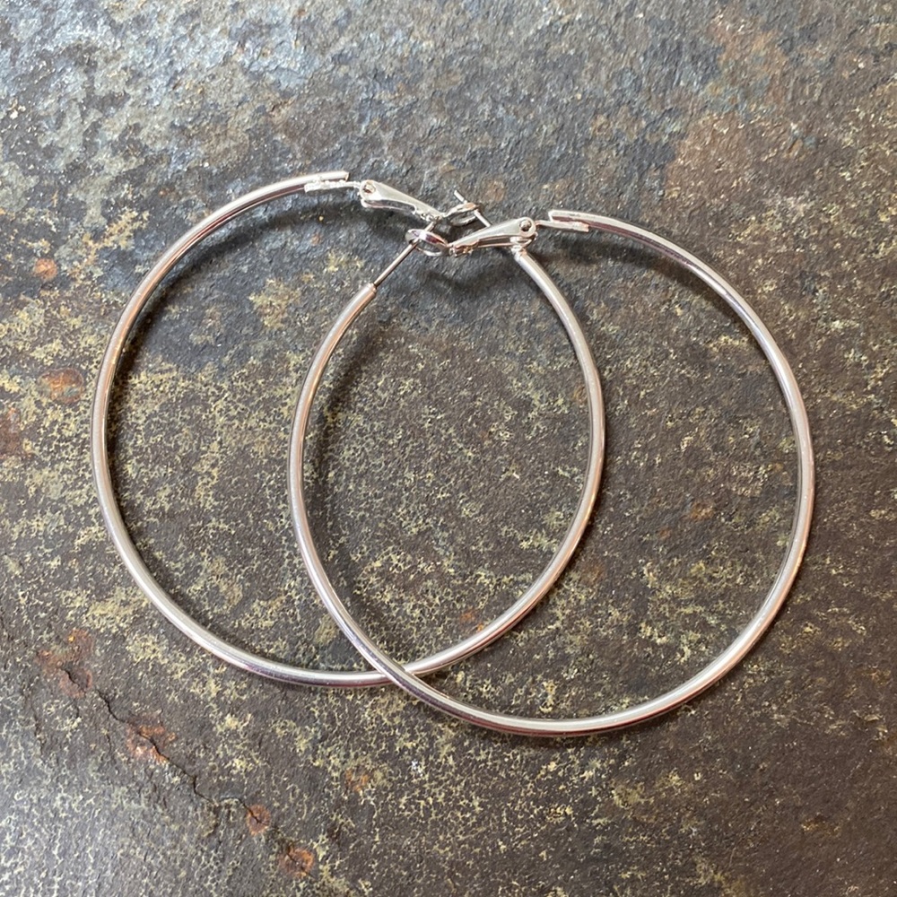 NWOT- Or Paz Sterling Silver Hoops